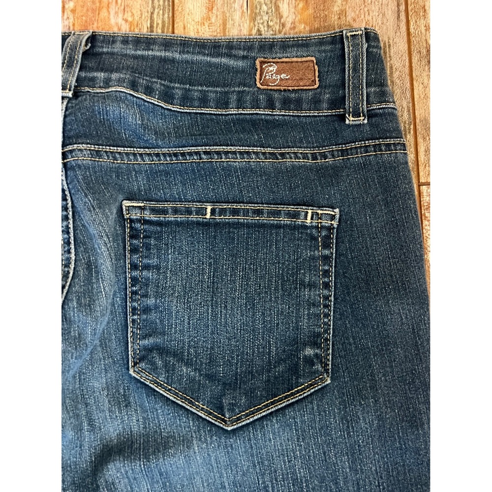 Paige Hidden Hills Bootcut Jeans Women's 29 Dark Wash Mid Rise Stretch Denim - Picture 5 of 13